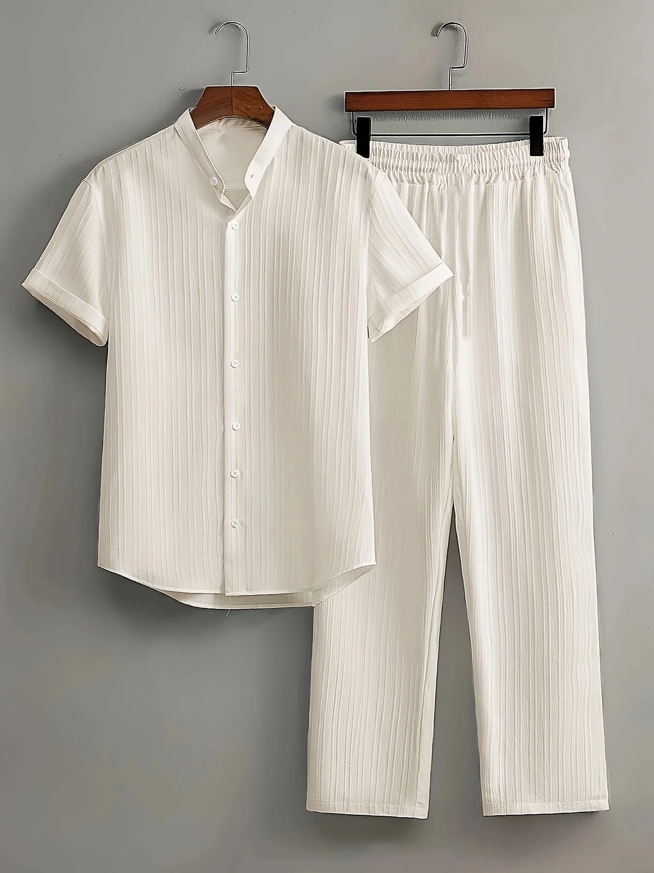 Herren Sommer Set Vlies 2025 bestehend aus Kurzärmligem Tshirt und locker sitzender Hose