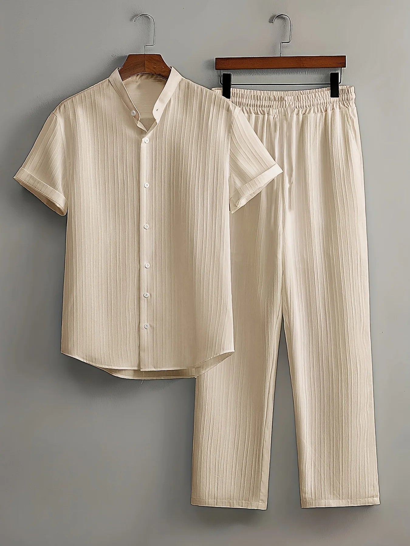 Herren Sommer Set Vlies 2025 bestehend aus Kurzärmligem Tshirt und locker sitzender Hose