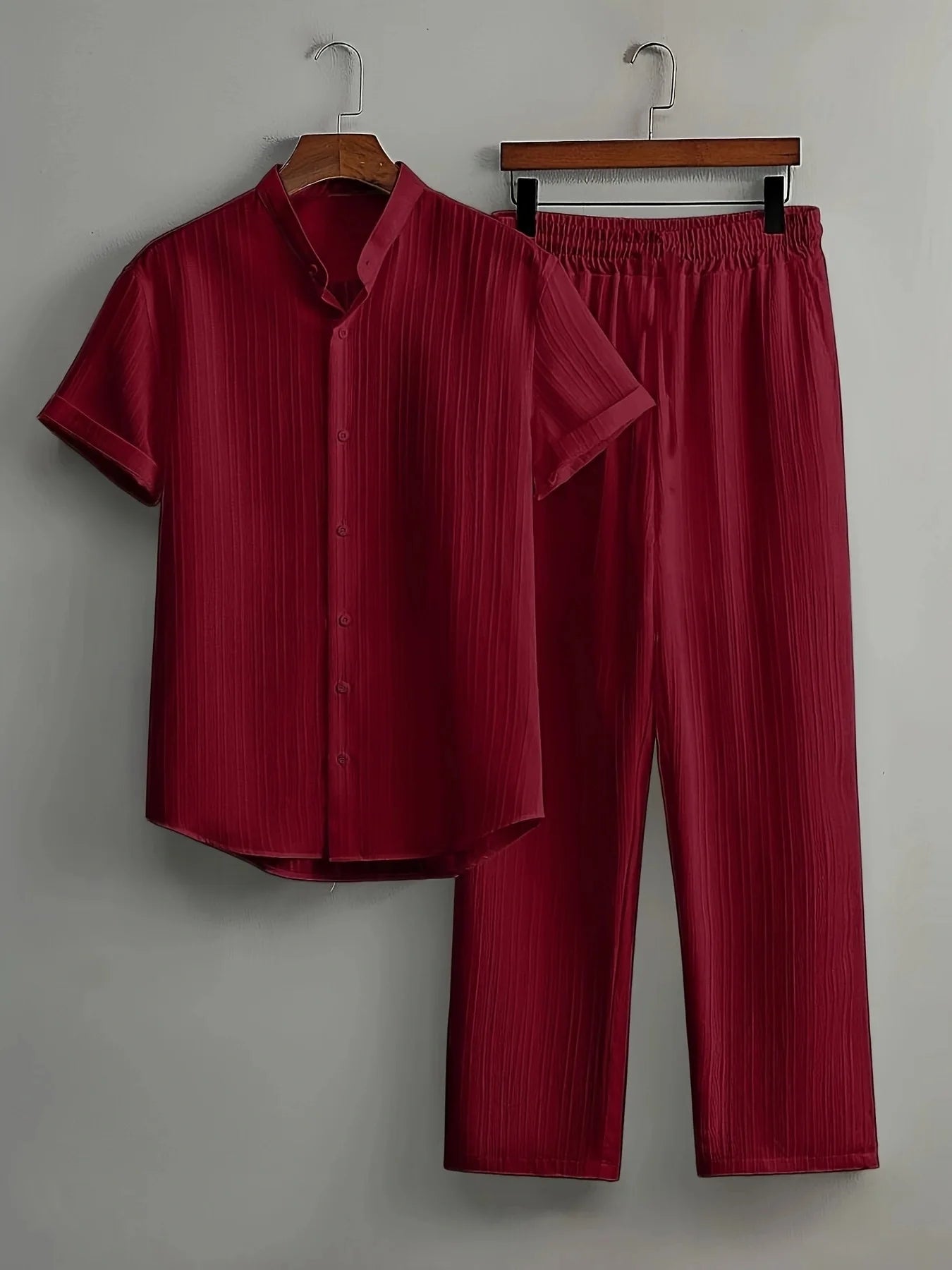 Herren Sommer Set Vlies 2025 bestehend aus Kurzärmligem Tshirt und locker sitzender Hose