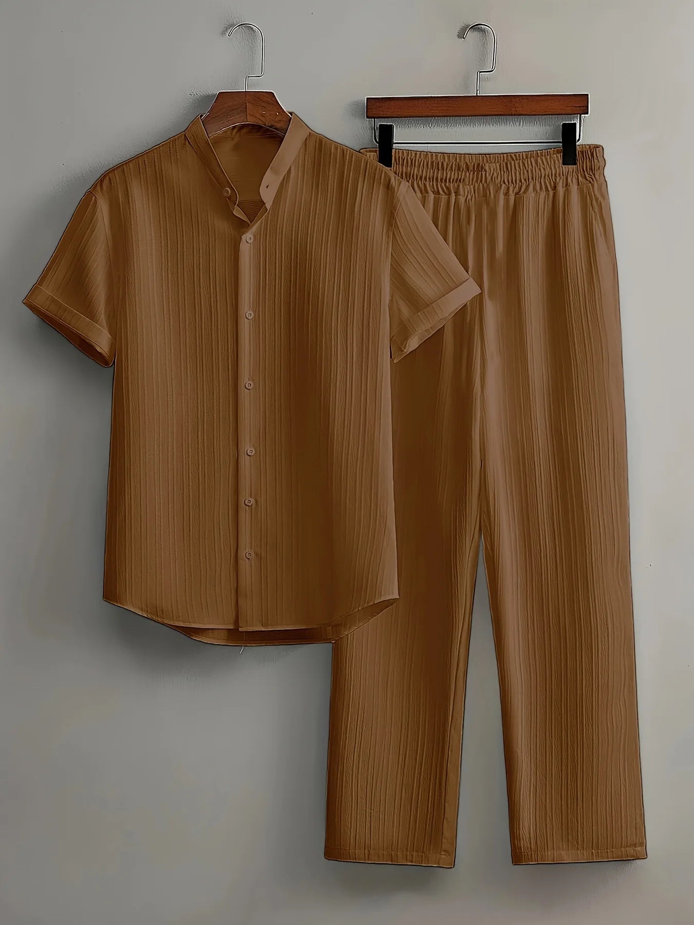 Herren Sommer Set Vlies 2025 bestehend aus Kurzärmligem Tshirt und locker sitzender Hose